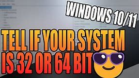 How To Tell If System Is 32 Or 64 Bit Windows 10/11 - ComputerSluggish