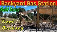 Backyard Gas Station Build: Adding the Pump Island Overhang