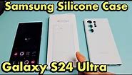 SAMSUNG Galaxy S24 Ultra Silicone Phone Case Review