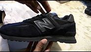 New Balance 574 Classic "Triple Black" Review + On Foot