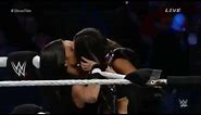 Brie Bella Kissing AJ Lee at Survivor Series