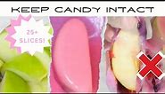 Best Way to Keep Candy Intact on Candied Apple Slices
