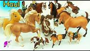 Giant Haul Spirit Riding Free Breyer Horses - Traditional , Brushable + Action Figure Riders
