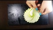Art In Apple Carving Flower - Making A Rosette With Apple