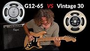 Celestion G12-65 Heritage vs Vintage 30 - 12'' guitar speakers