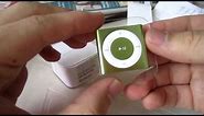 Unboxed : Apple iPod shuffle 4G 2 GB (Green)