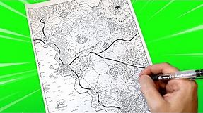 How to Design and Draw a D&D Hex Map! (Includes Free Template Download!)