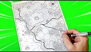 How to Design and Draw a D&D Hex Map! (Includes Free Template Download!)