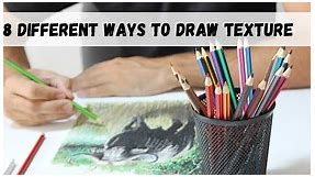 18 Texture Drawing Examples to Help You Get Inspired: How to Draw Texture - Artsydee - Drawing, Painting, Craft & Creativity