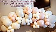 We offer Grab and Go balloon garlands with instructions on how to attach them to set them up yourself! These are a great option if you are on a budget but also want to brighten up your party! #grabandgogarland #organicballoongarland #balloondecor #pretty #collingswoodnj #smallbusinesscollingwood #balloonarch #readysetballoons | Ready Set Balloons