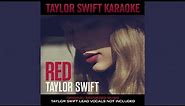 I Knew You Were Trouble. (Instrumental With Background Vocals)