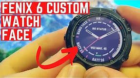 Garmin Fenix 6 Watch Face | How to Change and Customize