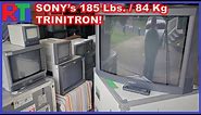 The Biggest CRTs still in use: The Sony XBR Trinitron Tube TV