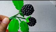 DIY | how to make blackberry fruit | cara membuat buah blackberry