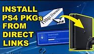 PS4 Direct Package installer Tutorial (For Jailbroken PS4)