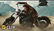 Wolverine vs Helicopter - Motorcycle Chase Scene | X-Men Origins Wolverine (2009) Movie Clip HD 4K