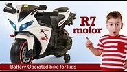 R7 Motor Battery Operated Bike For Kids