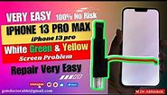 iPhone 13 Pro Max white Lcd Repair Very Easy | How To Fix iPhone 13 Pro Max White Screen Issue.