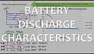 Battery Discharge Characteristics