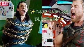 ✨Thor and Loki bloopers ✨