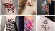 50 Beautiful Rose Flowers Tattoo Design ideas