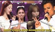 MOST ICONIC KPOP MOMENTS OF 2023