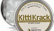 TWINCRITTERS KittiKrack Organic Silvervine Catnip Powder Substitute for Cats & Kittens | All-Natural Wild Harvested Silvervine Powder | 3 Individual 5-Gram KittiKrack Powder Packs | 15g