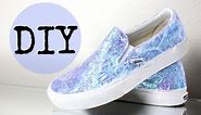 DIY Iridescent Sparkle Shoes