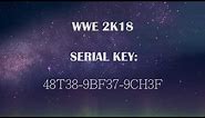 WWE 2K18 - VALID MULTI LICENSE KEY