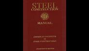 AISC Steel Manual Tricks and Tips #1