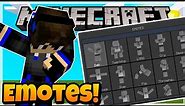 How to Get FREE EMOTES in Minecraft! - Emotes Addon [Bedrock/MCPE]