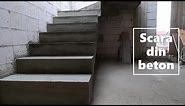 Scara balansata din beton-Concrete staircase