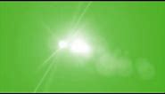 Light flare green screen, Lights, glowing, shine, FREE effect 4K