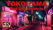 【4K🇯🇵】One of the most popular red light district in Yokohama, "Oyafuko Street"