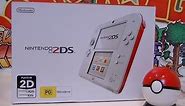 2DS Red and White Console Unboxing