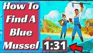 How To Find A Blue Mussel in Coral Island