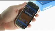 Nokia C7 unboxing and UI demo video