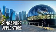 Apple Store Floating in Water Walkthrough - Marina Bay Sands, Singapore