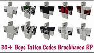 30+ Best Boys Tattoo Codes For Brookhaven RP (2024) | Brookhaven RP Boys Tattoo Codes