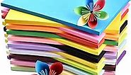 200 Sheets 20 Colors Colored Paper A4 Copy Paper Printer Paper Craft Paper Multipurpose Colored Copy Paper Origami Paper for DIY Kids Art Craft 8" X 12"
