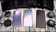 Spigen - Samsung Galaxy S21/21+/ S21 Ultra Case Lineup and Tempered Glass Screen Protector