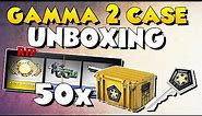 CS:GO - 50x Gamma 2 Case Unboxing!