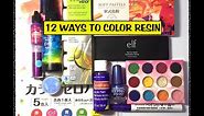 12 Ways to Color UV Resin