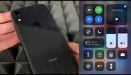 Access & Customize Control Center on your iPhone XR