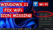 How To Fix WiFi Icon Not Showing Problem on Windows 11/10 ( WiFi Icon Missing (2024 Best FIX)