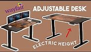 WAYFAIR Height Adjustable Standing Desk | Unboxing and Assembly