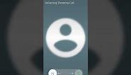 Threema Messenger Incoming Call + Original Ringtone (Samsung S21 Ultra, Android 11)
