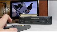 TESTED SHARP VC-A410 VHS VCR Player Recorder w/ Remote & Cable Vintage