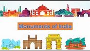 Monuments of India for kids I 15 Top Historical Monuments of India I Famous Landmarks in India