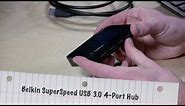 Belkin SuperSpeed USB 3.0 4-Port Hub Review F4U058tt